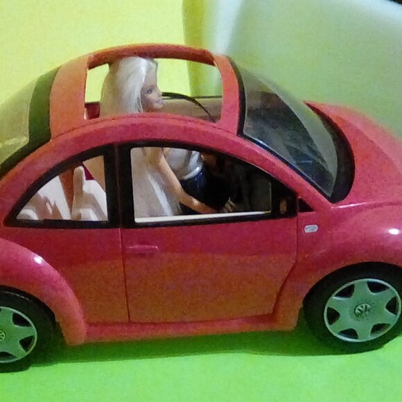 Barbie doll & pink VW  beetle Car Y2K 2000s price firm - Picture 5 of 14